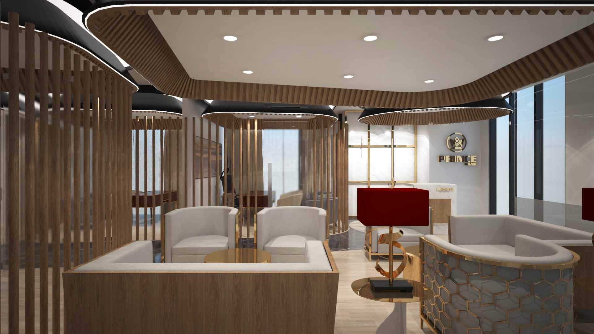 PRINCE BANK 1 SUA Interior Design Project