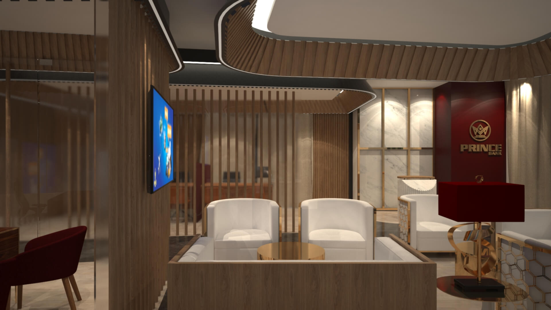 PRINCE BANK 6 SUA Interior Design Project