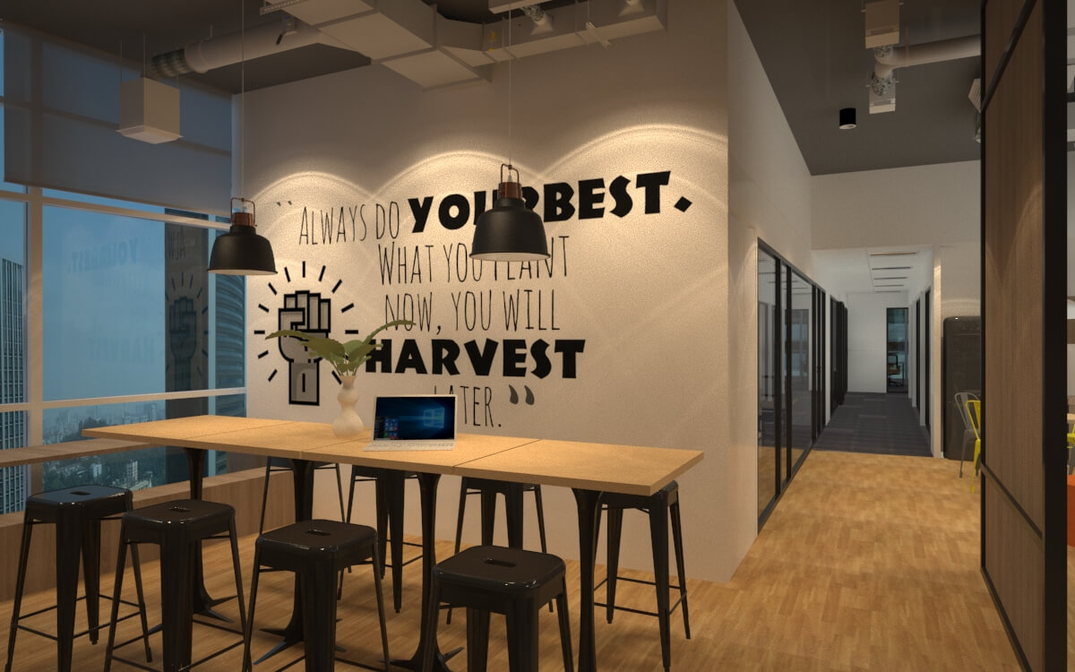 Unispace Breakout Area SUA Interior Design Project