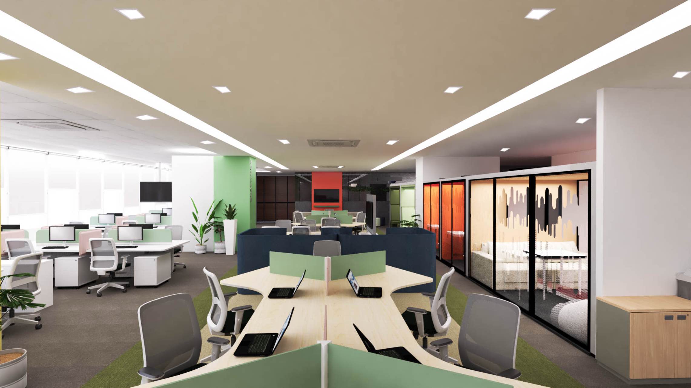 sua interior office workspace confidential